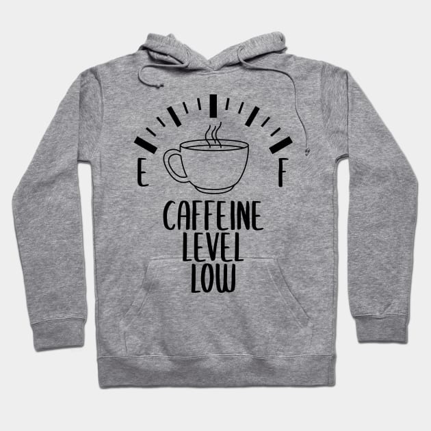 Funny Caffine Coffee Quote Hoodie by Daytone